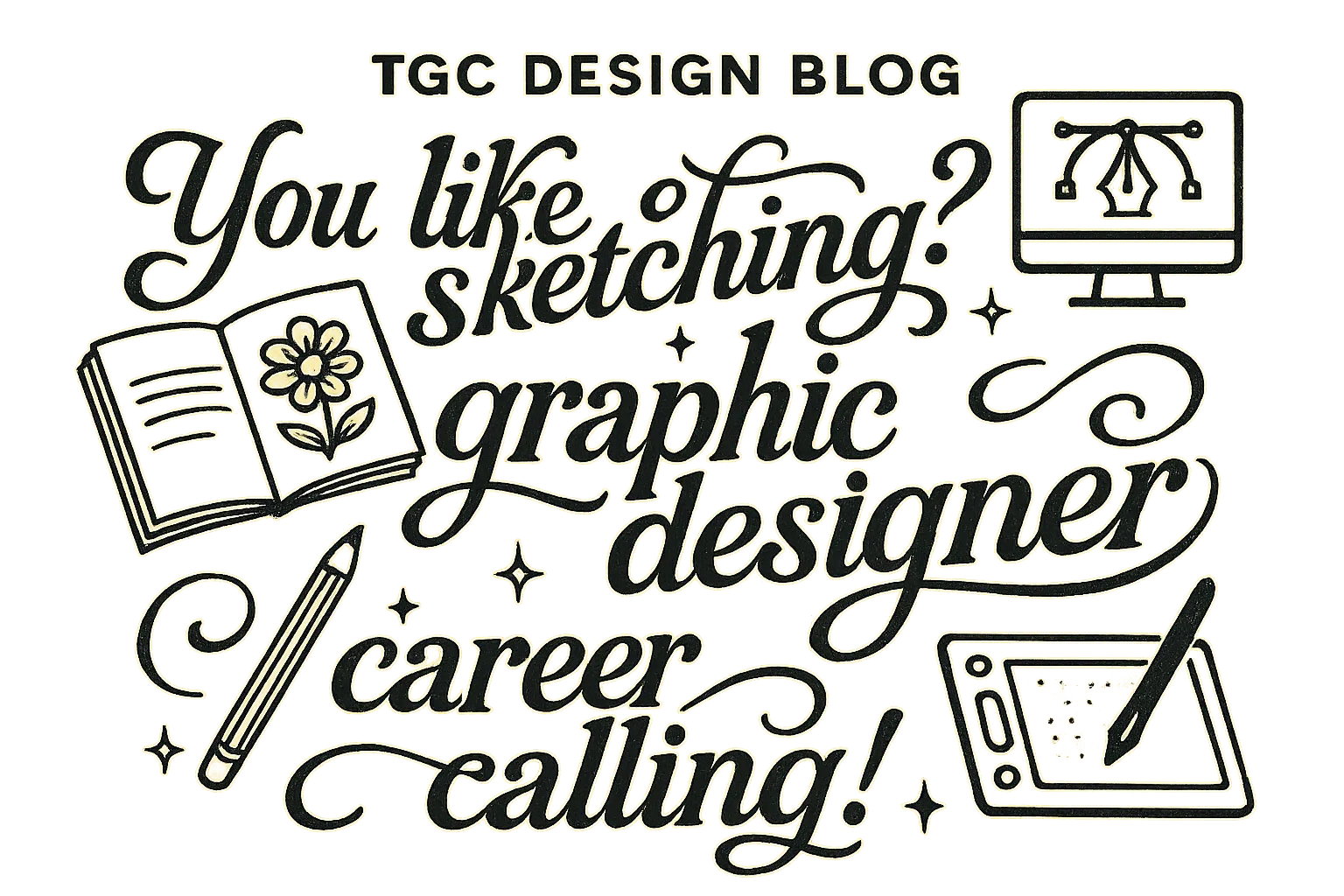 You like sketching? graphic designer career calling!
